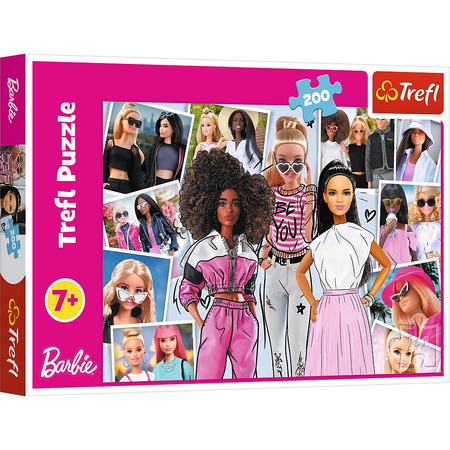 Puzzle 200 W świecie Barbie