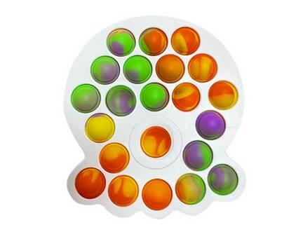 Push Bubble Pop It  BIAŁY antystres OŚMIORNICA