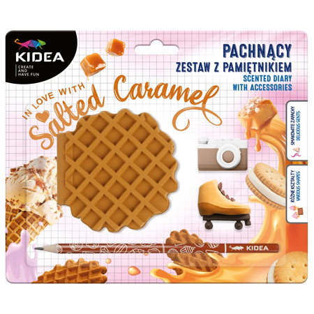 KIDEA Pamiętnik z akcesoriami Słony karmel