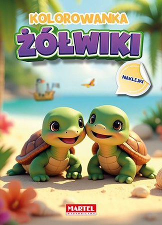 Kolorowanka z naklejkami Przyjaciele. Żółwiki
