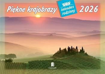 Kalendarz ścienny rodzinny 2026 Piękne krajobrazy WL12