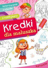 Kredki dla maluszka. Karuzela. Kolorowanka z zagadkami