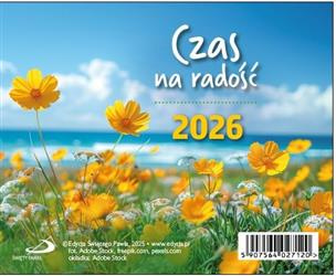 Kalendarz biurkowy 2026 Czas na radość