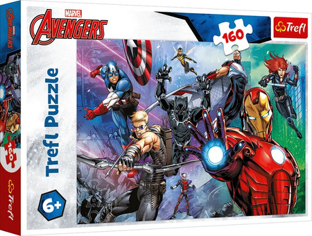 Puzzle 160 Avengers Zawsze gotowi bohaterowie