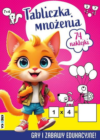 Tabliczka mnożenia z naklejkami