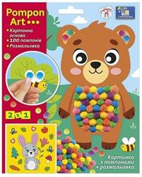 Obrazek z pomponów Misiaczek 2w1 Ranok-Creative