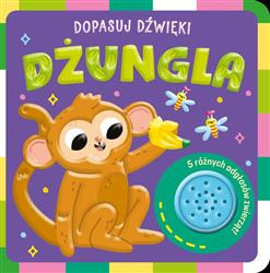 Dopasuj dźwięki dżungla Książeczka dźwiękowa