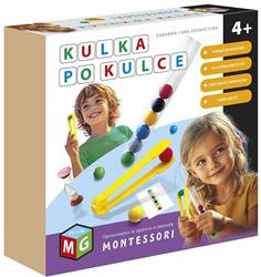 Montessori gra i  zabawka edukacyjna kulka po kulce