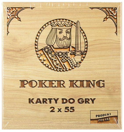 Karty do gry Poker King 2x55