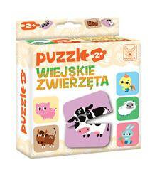Puzzle wiejskie zwierzęta 2+