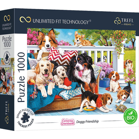 Puzzle Prime 1000 Doggy Friendship / Psia przyjaźń