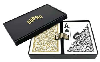Karty do pokera Copag złoto/czarne