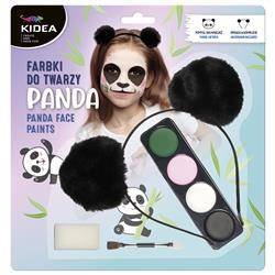 Farby do twarzy zestaw z opaską Panda
