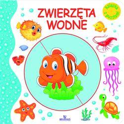 Książka z puzzlami. Zwierzęta wodne