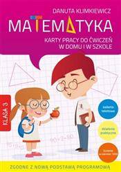 Matematyka. Karty pracy do ćwiczeń . Klasa 3