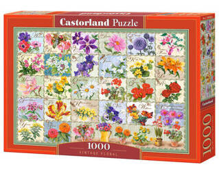 Puzzle 1000 Kwiaty / Vintage Floral