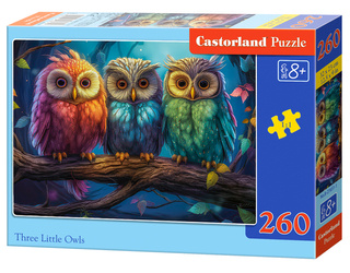 Puzzle 260 Three Little Owls / Trzy małe sówki