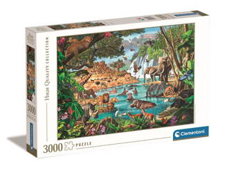 Puzzle 3000 EL HQ  African waterhole