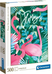 Puzzle 500 HQ Fantastic Animals Flamingos