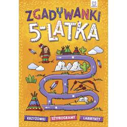 Zgadywanki 5-latka. krzyżówki, szyfrogramy, labirynty