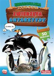 Zwierzęta Antarktydy z naklejkami