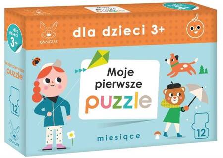 Dla dzieci 3+ Moje pierwsze Puzzle. Miesiące