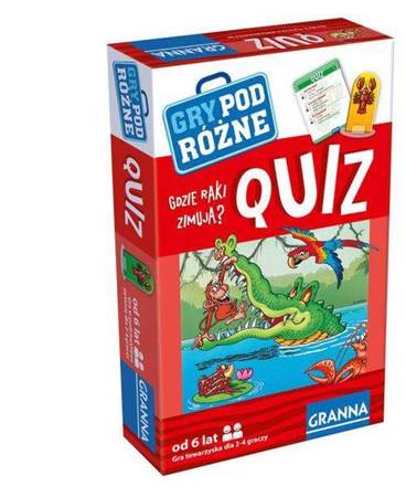 GRANNA Quiz gdzie raki zimują?