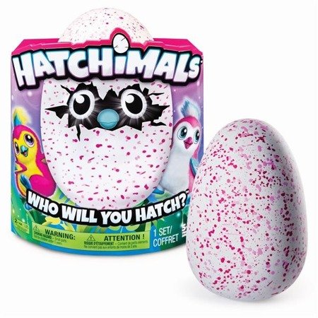 Hatchimals jajko interaktywne rożowe DUŻE