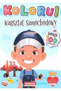 Kolekcja koloruj. Warsztat samochodowy