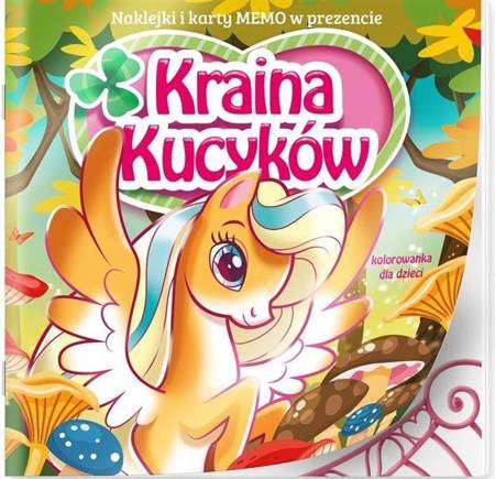 Kolorowanka Kraina kucyków Pomarańczowy konik