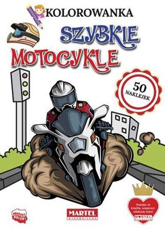 Kolorowanka Szybkie motocykle