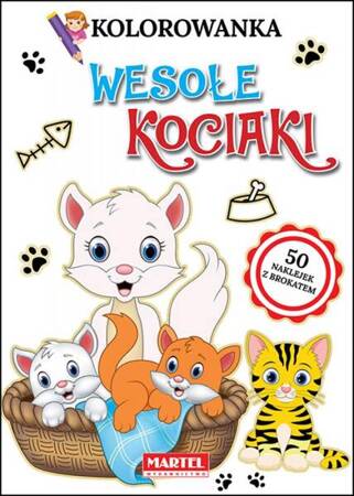 Kolorowanka Wesołe kociaki