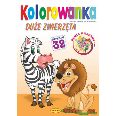 Kolorowanka duże zwierzęta