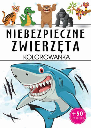 Kolorowanka niebezpieczne zwierzęta