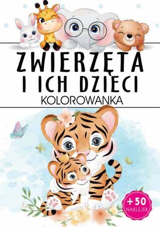 Kolorowanka zwierzęta i ich dzieci