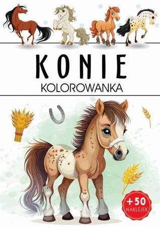 Konie kolorowanka