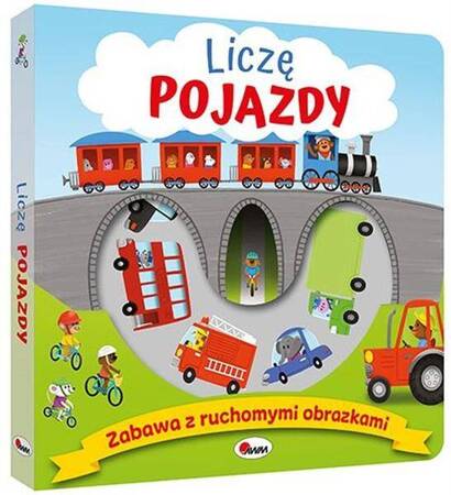 Liczę pojazdy. Zabawa z ruchomymi elementami