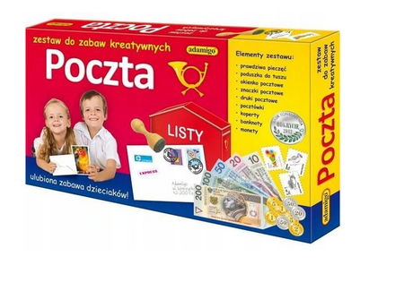 Mała poczta Zabawka edukacyjna. Adamigo