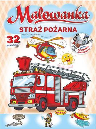 Malowanka  Straż pożarna