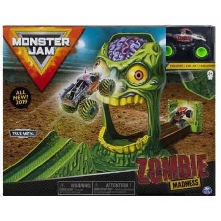 Monster Jam Zestaw wyczynowy zombie superterenówka