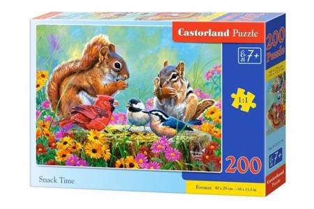 Puzzle 200 elementów Snack Time Czas Na Przekąskę