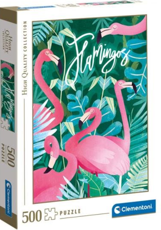 Puzzle 500 HQ Fantastic Animals Flamingos