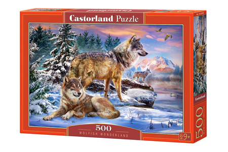 Puzzle 500 Wolfish Wonderland / Wilcza kraina