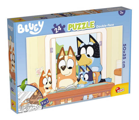 Puzzle podłogowe dwustronne 24 Bluey