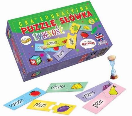 Puzzle słówka Żywność