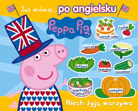 Świnka Peppa. Angielski z Peppą.Niech żyją warzywa