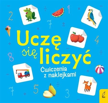 Uczę się liczyć. Ćwiczenia z naklejkami - WILGA